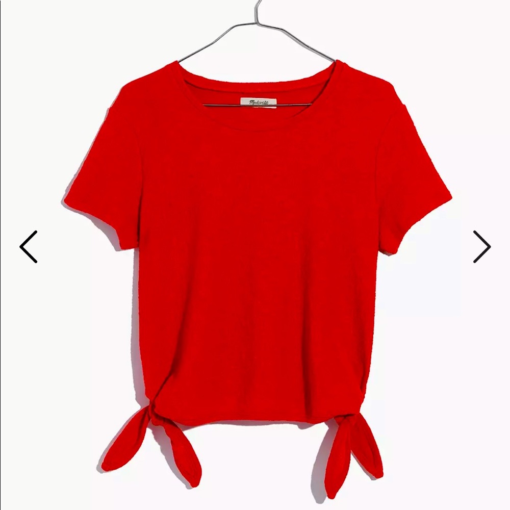 Madewell Texture & Thread Modern Side-Tie Top M
